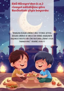 Ebû Hüreyre’den (r.a.) rivayet edildiğine göre Resûlullah şöyle buyurdu: